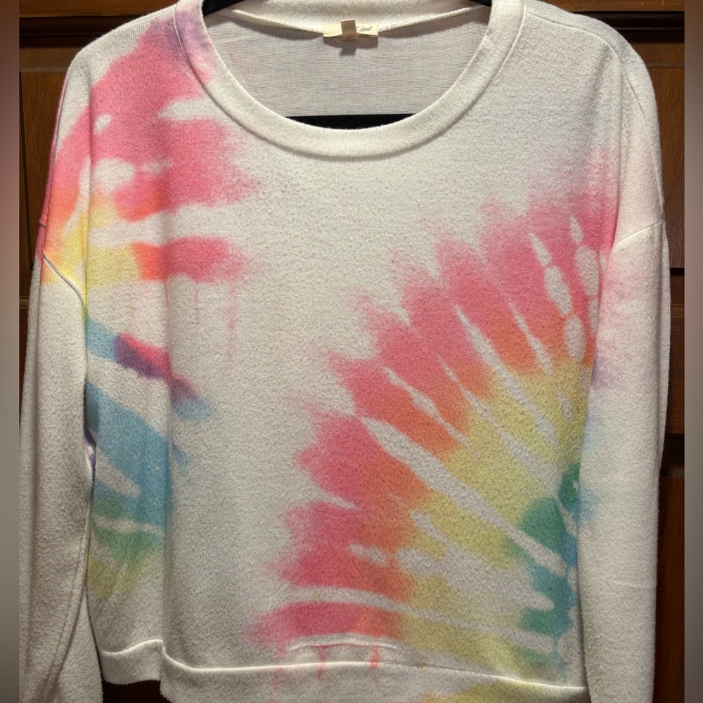Wet Seal Top Tie Dye L - Picture 1 of 12